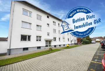 DIETZ: Letzte erschwingliche 3 Zi. Dachgeschosswohnung mit PKW-Stellplatz!, 64832 Babenhausen, Dachgeschosswohnung