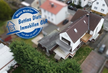 DIETZ: Großes Zweifamilienhaus mit moderner Doppelgarage in ruhiger Lage von Gundernhausen!, 64380 Roßdorf, Mehrfamilienhaus