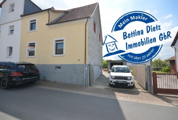 DIETZ: Renovierte Doppelhaushälfte mit 6 Zimmern, Garten, Keller und Garage!, 64407 Fränkisch-Crumbach, Doppelhaushälfte