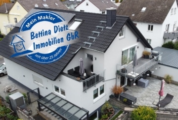 DIETZ: **TOP** 3-4 Zimmer Neubauangebot mit Fußbodenheizung – Balkon + Dachterrasse – Wohnen Essen Kochen in EINEM!, 63762 Großostheim, Maisonettewohnung