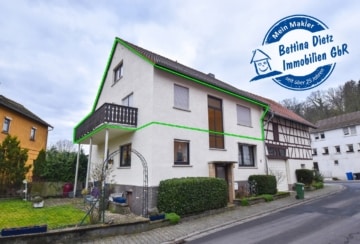 DIETZ: Gepflegte 3-Zimmerwohnung in herrlicher Lage! mit Balkon, Einbauküche und Garage!, 64395 Brensbach, Wohnung