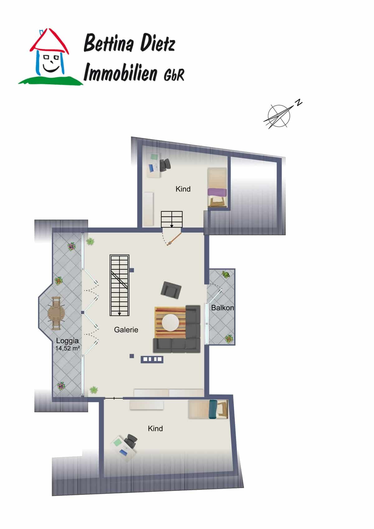 Grundriss Dachgeschoss