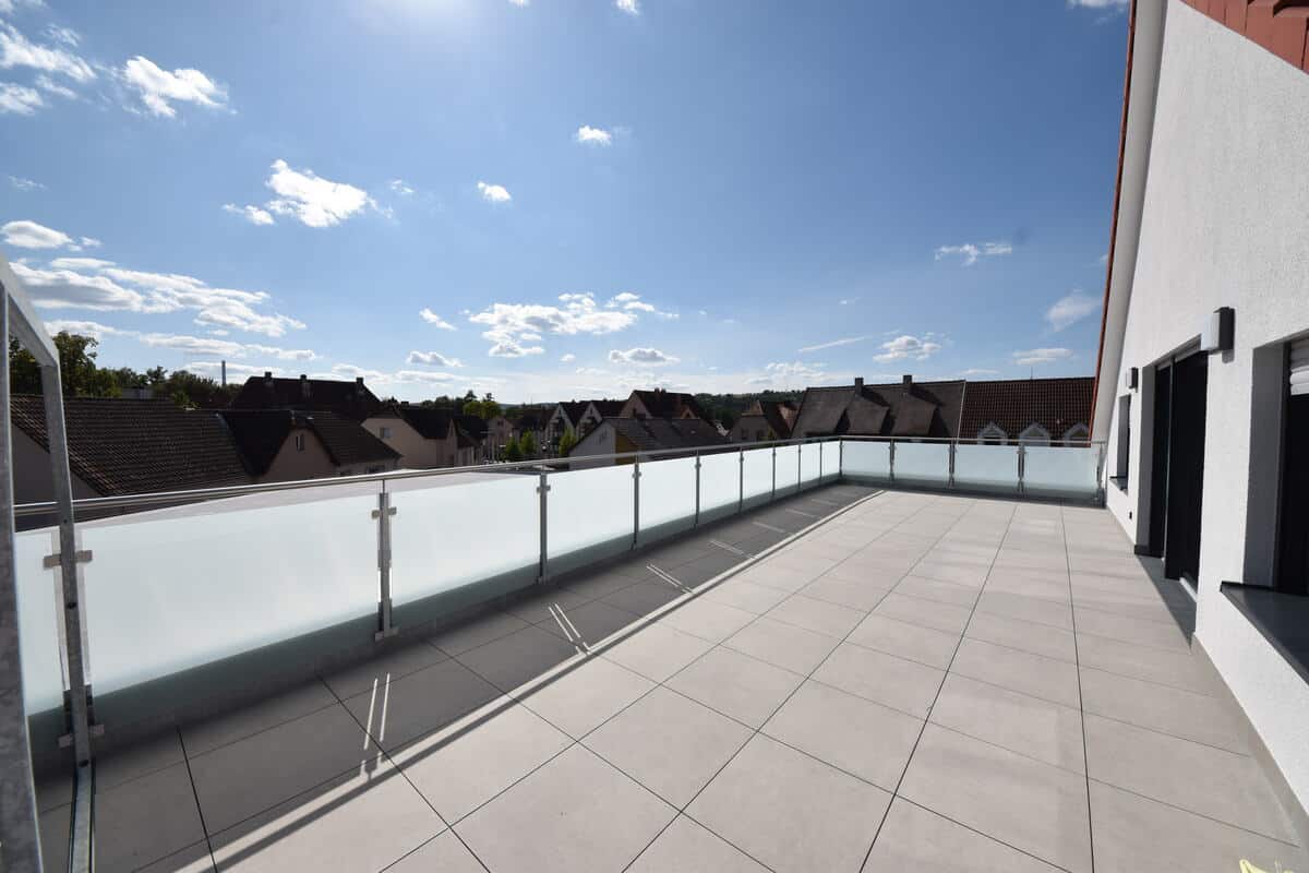 49qm Dachterrasse