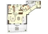 Grundriss Nr 14 - 4-Zimmer DG mit Dachterrasse - DIETZ: HAUS PAULA! Penthauscharakter mit 50qm Dachterrasse ! Wärmepumpe, Tiefgarage, opt Einbauküche