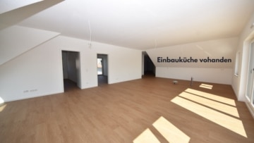 DIETZ: 4-Zimmer-Wohnung mit Penthauscharakter und neuer Einbauküche, Tiefgarage im Energiesparhaus! - Wohnen Essen Kochen4 (658661)