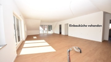 DIETZ: 4-Zimmer-Wohnung mit Penthauscharakter und neuer Einbauküche, Tiefgarage im Energiesparhaus! - Wohnen Essen Kochen 4 (658662)