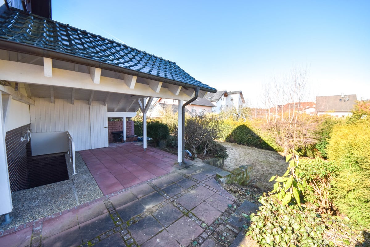 überdachte Terrasse