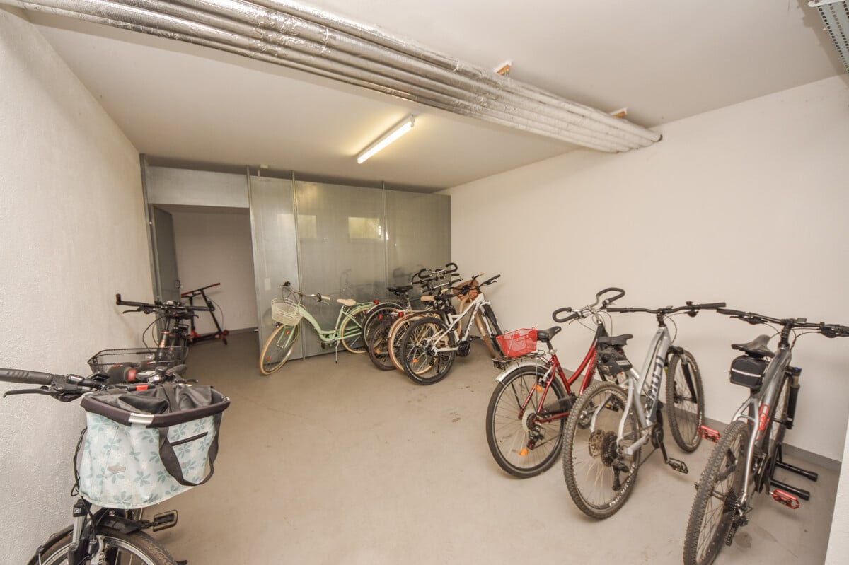 Gemeinsamer Fahrradabstellraum