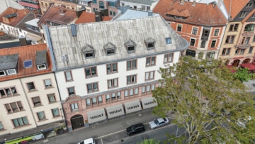 DIETZ: 3-4-Zimmer-Dachgeschosswohnung mit Aufzug – Beste Innenstadtlage von Aschaffenburg! - Draufsicht (679524)