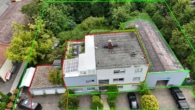 Luftansicht - DIETZ: Büro-, Lagerhalle und Baugrundstück zu verkaufen!