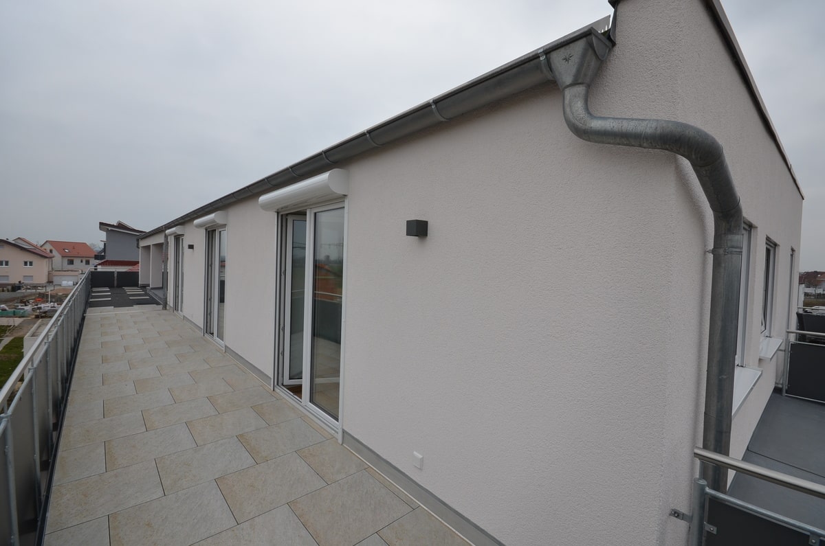 Große Dachterrasse