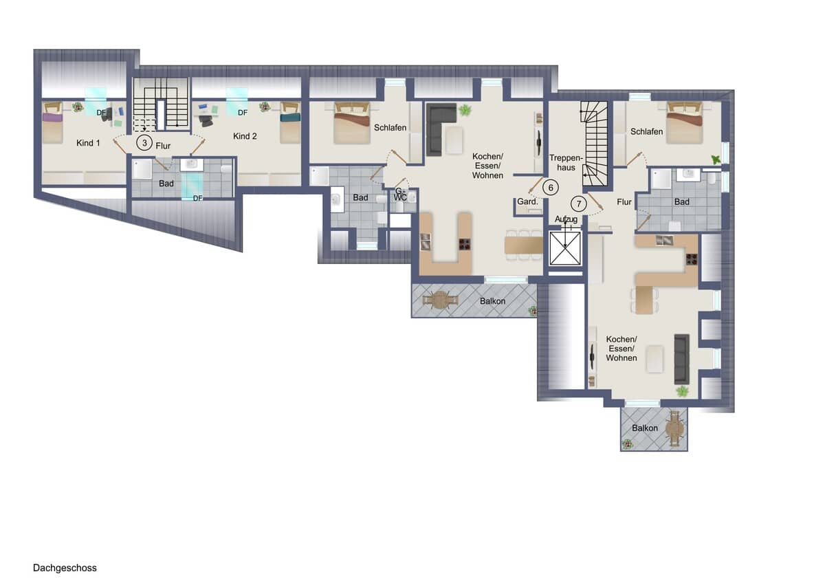 Grundriss Dachgeschoss