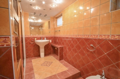 DIETZ: EFH auf einem 2.667m² großem naturnahen Grundstück in Bad König in Alleinlage. Sofort frei! - Badezimmer mit Dusche KG (697638)