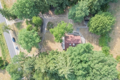 DIETZ: EFH auf einem 2.667m² großem naturnahen Grundstück in Bad König in Alleinlage. Sofort frei! - Draufsicht (697678)