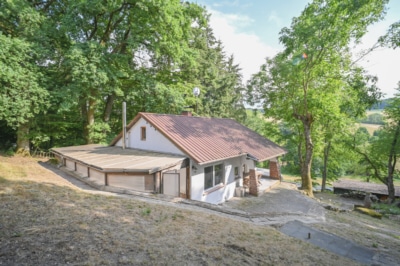 DIETZ: EFH auf einem 2.667m² großem naturnahen Grundstück in Bad König in Alleinlage. Sofort frei! - Außenansicht (697666)