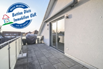 DIETZ: Moderne Dachgeschosswohnung in zentraler Lage von Groß-Zimmern! - Balkon (668179)