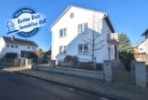 DIETZ: Gepflegtes 1-2 Familienhaus mit Garten, Nebengebäude und Keller in Harreshausen! - Außenansicht