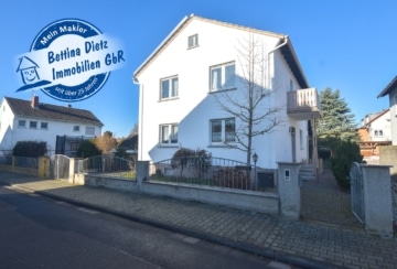 DIETZ: Gepflegtes 1-2 Familienhaus mit Garten, Nebengebäude und Keller in Harreshausen!, 64832 Babenhausen, Zweifamilienhaus