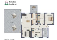 Grundriss Wohnung 1