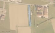 DIETZ: Wiesengrundstück an der Himmeltaler Straße in Röllfeld zu verkaufen! - Luftbild mit Lageplan