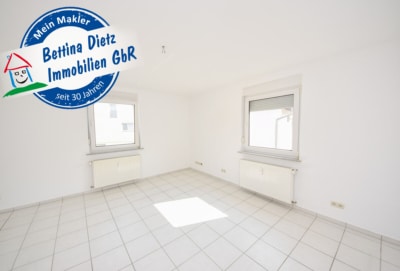DIETZ: Einzugsbereite und renovierte 3-Zimmerwohnung im ersten Obergeschoss in Münster zu vermieten! - Wohn- und Esszimmer-bunt_links (697131)