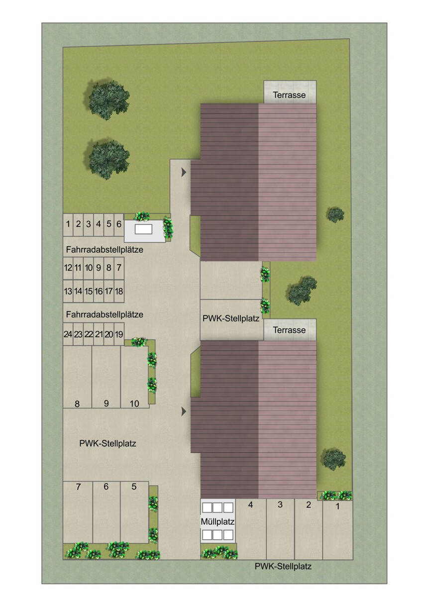 Freiflächenplan