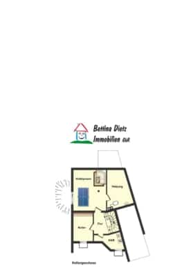 Modernes Reihenendhaus in ruhiger Feldrandlage von Babenhausen mit Garage, Garten und Carport! - Grundriss KG (639309)