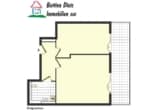 Grundriss - DIETZ: Moderne und helle 2-Zimmerwohnung im Erdgeschoss mit Terrasse und TG-Stellplatz!