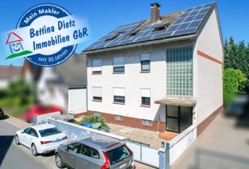 Gepflegtes 3 FH in Groß-Zimmern – 1 Wohnung sofort beziehbar – Garten und 2 Garagen – ruhige Lage, 64846 Groß-Zimmern, Mehrfamilienhaus