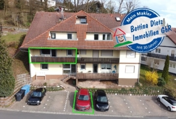 DIETZ: Freie 2-Zimmer-Eigentumswohnung mit großem Balkon mit Blick über Höchst!, 64739 Höchst, Etagenwohnung