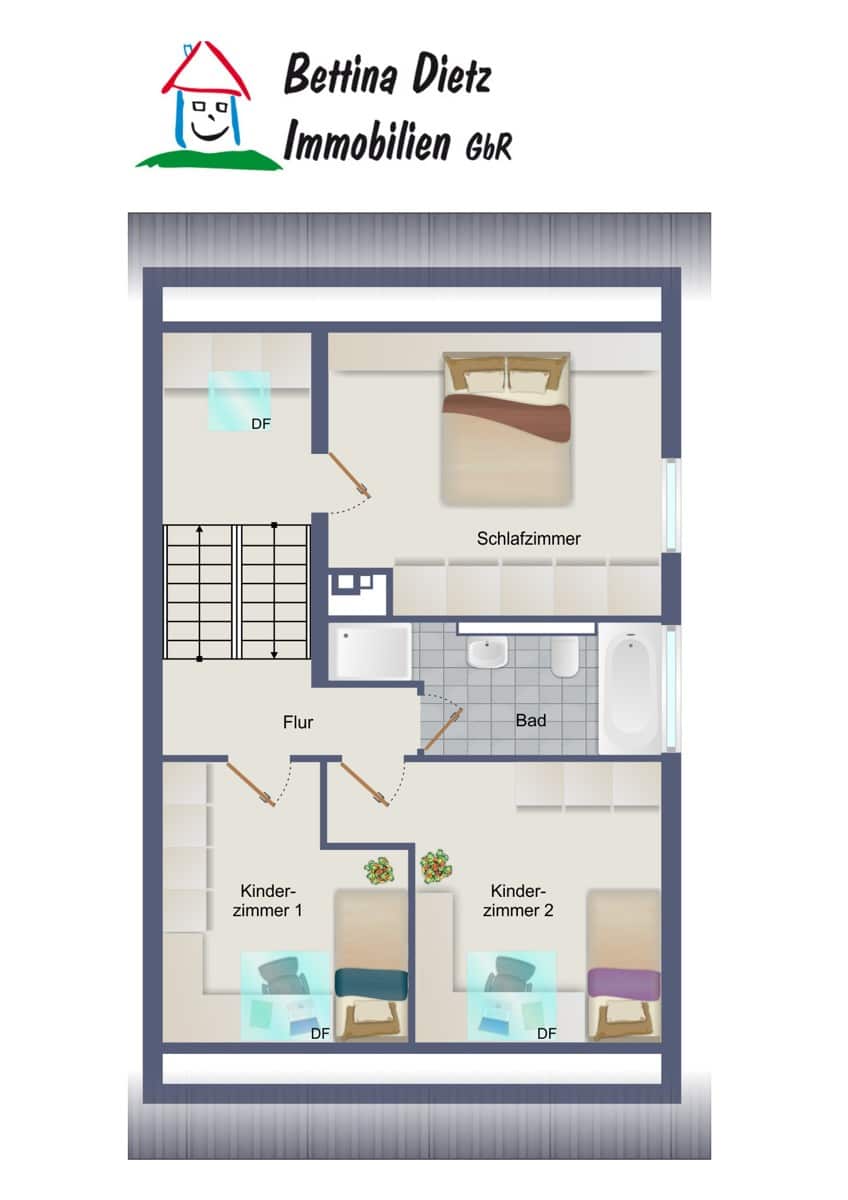 Dachgeschoss Alternativgrundriss