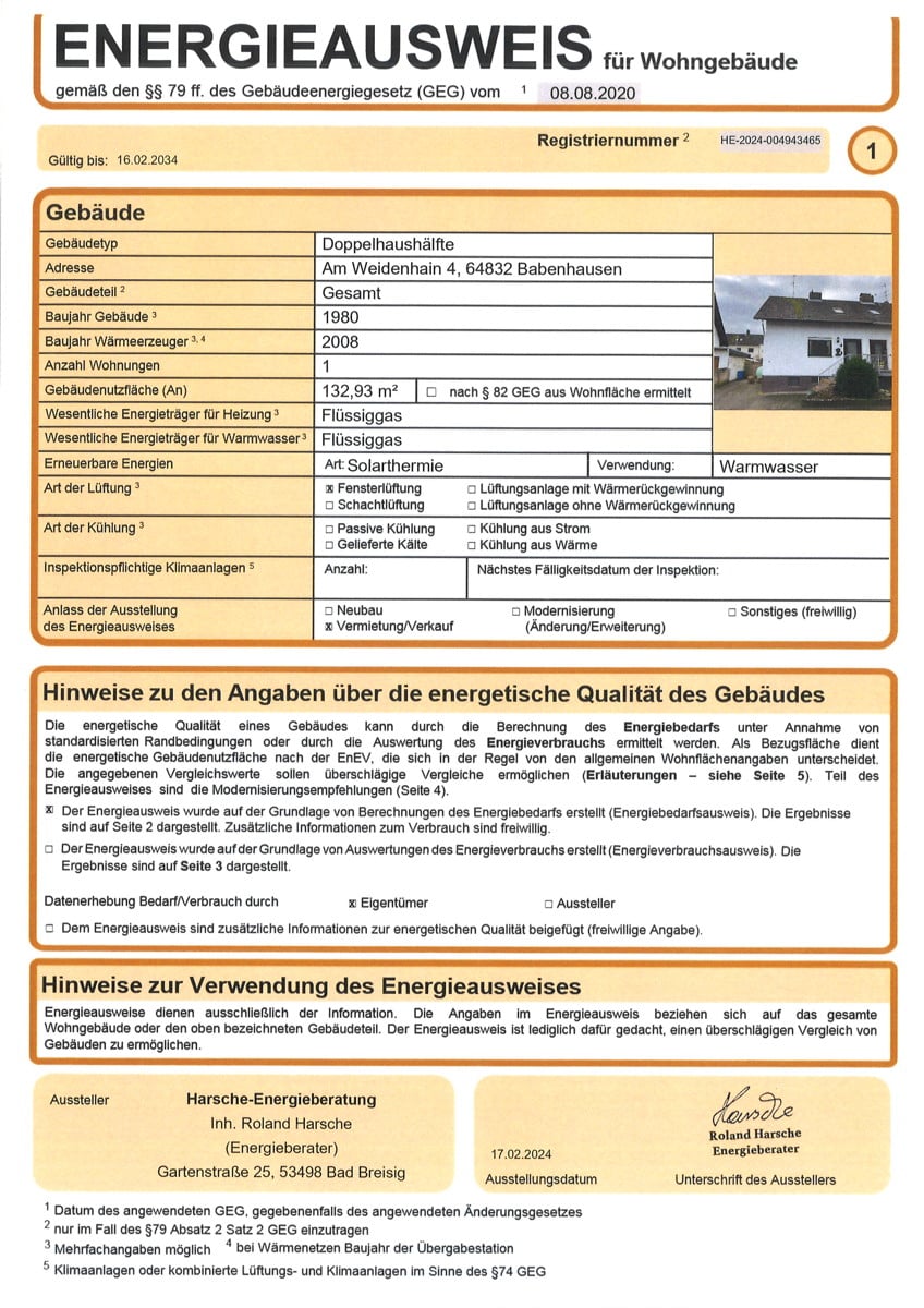 Energieausweis 1
