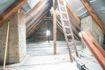 DIETZ: 2-FH mit Nebengebäude, Keller und Hofbereich in Rodgau-Weiskirchen! WEG-Teilung! - Dachboden (638092)