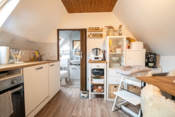 DIETZ: 2-FH mit Nebengebäude, Keller und Hofbereich in Rodgau-Weiskirchen! WEG-Teilung! - Küche NG (638105)