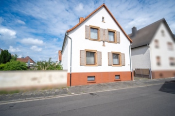 DIETZ: 2-FH mit Nebengebäude, Keller und Hofbereich in Rodgau-Weiskirchen! WEG-Teilung! - Außenansicht (638116)