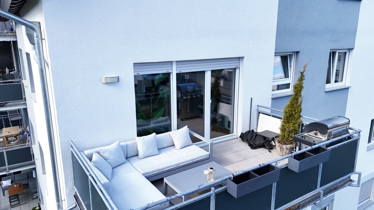 Großer Balkon