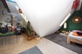 Schlafbereich - DIETZ: 1-Zimmer-Dachgeschosswohnung mit Küchenzeile im 5. Oberrgeschoss – OHNE AUFZUG nur 1 Person!