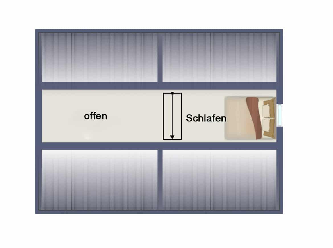 Grundriss Spitzboden