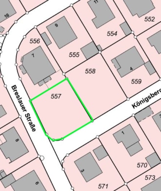 **RESERVIERT**DIETZ: Baugrundstück in besonderer Wohnlage von Babenhausen! Bebaubar n. Bebauungsplan - Lageplan (634502)