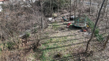 DIETZ: Junges Familienhaus mit angrenzendem idyllischen Waldgrundstück in Laufach zu verkaufen! - Luftbild Ihr Waldgrundstück (668498)