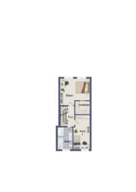 DIETZ: Junges Familienhaus mit angrenzendem idyllischen Waldgrundstück in Laufach zu verkaufen! - Obergeschoss (668534)