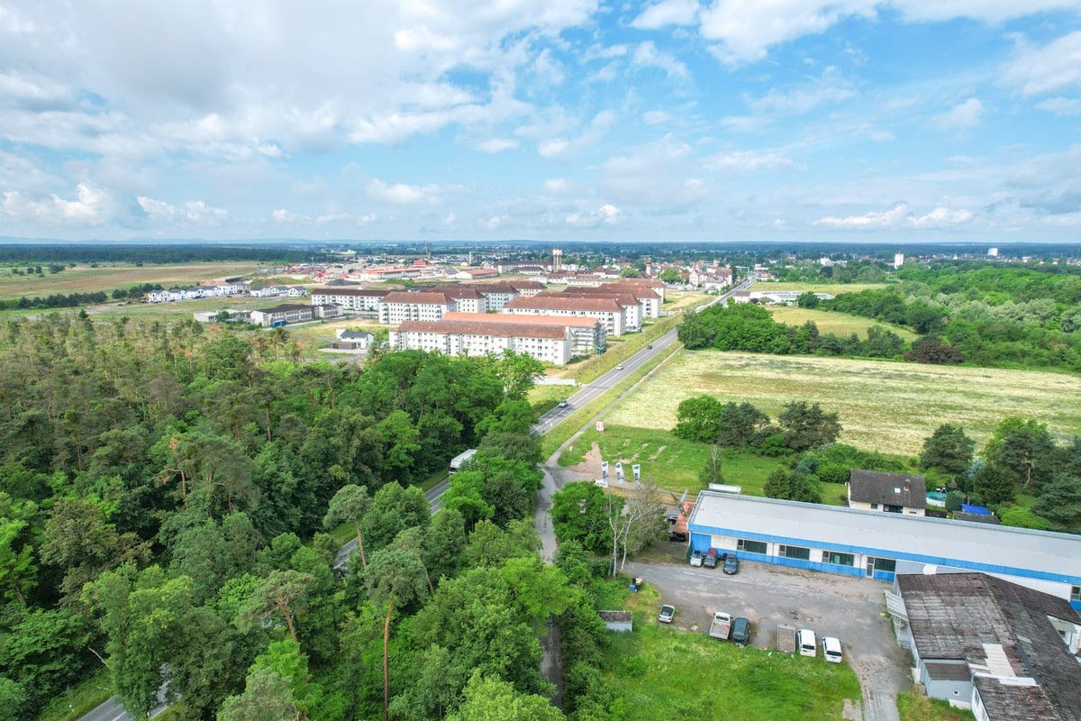 Blick auf Neubaugebiet Kaisergärten