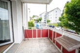 überdachter Balkon - Vermietete 3-Zimmer-Eigentumswohnung im 1. Obergeschoss mit überdachtem Balkon!