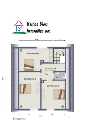 DIETZ: RESERVIERT! Modernisierungsbedürftiges Einfamilienhaus - DG (642266)