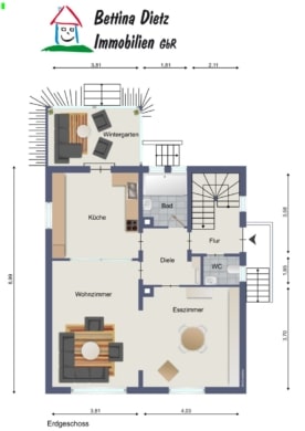 DIETZ: RESERVIERT! Modernisierungsbedürftiges Einfamilienhaus - EG (642265)