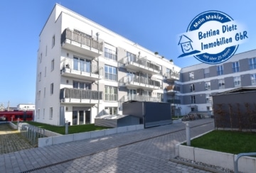 DIETZ: Moderne und helle 2-Zimmerwohnung im 1.OG! mit Balkon und TG-Stellplatz!, 63322 Rödermark, Etagenwohnung