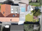 Vogelperspektive Grundstück - Urlaubsfeeling! Haus mit Wintergarten, riesiger Schwimm- und Fitnesshalle in Neuenhasslau!