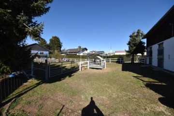 DIETZ: **RESERVIERT** Platz Für Ross und Reiter! Wohnhaus + Gewerbegebäude mit 6 Pferdestallungen! - Reitplatz (644081)