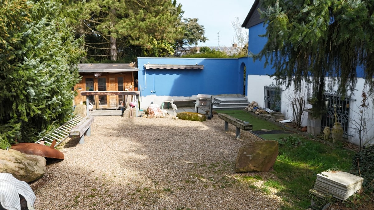 Grillplatz Wohnhaus