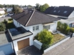 DIETZ: Walmdachbungalow mit Einlagerwohnung, Ausbaupotenzial im Dachgeschoss in beliebter Wohnlage! - Luftbild